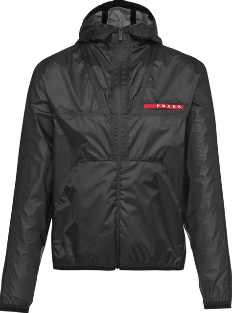 prada ripstop|Black Ripstop Windbreaker .